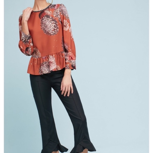 Anthropologie Vineet Bahl Alicia Peplum Top - Picture 9 of 9